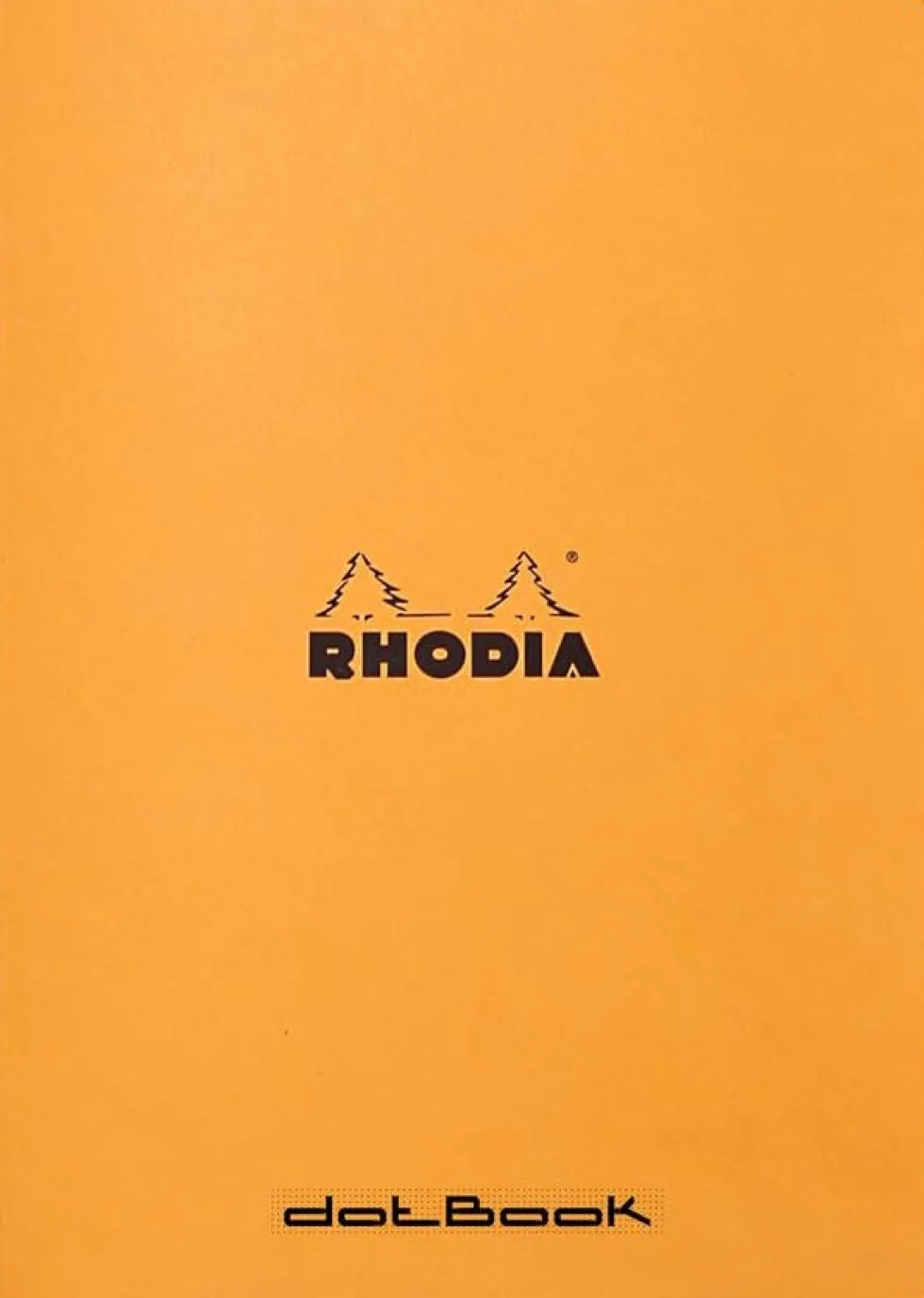 Notes - Rhodia - w kropki, pomarańczowy, A5, 80 g, 48 ark.