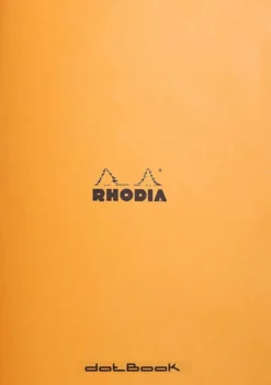 Notes - Rhodia - w kropki, pomarańczowy, A4, 80 g, 48 ark.