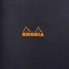 Notes - Rhodia - w linie, czarny, A5, 80 g, 48 ark.
