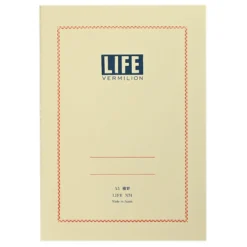 Notes Vermilion A6 - Life - kremowy