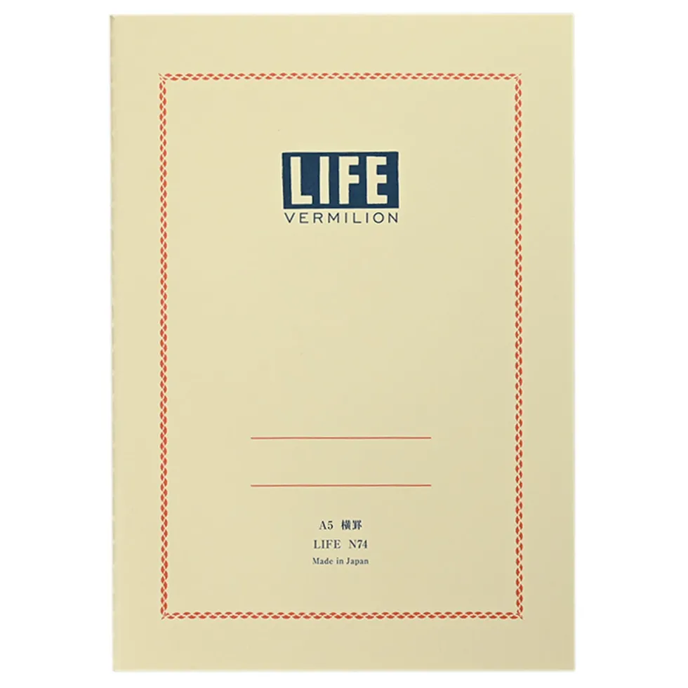 Notes Vermilion A6 - Life - kremowy