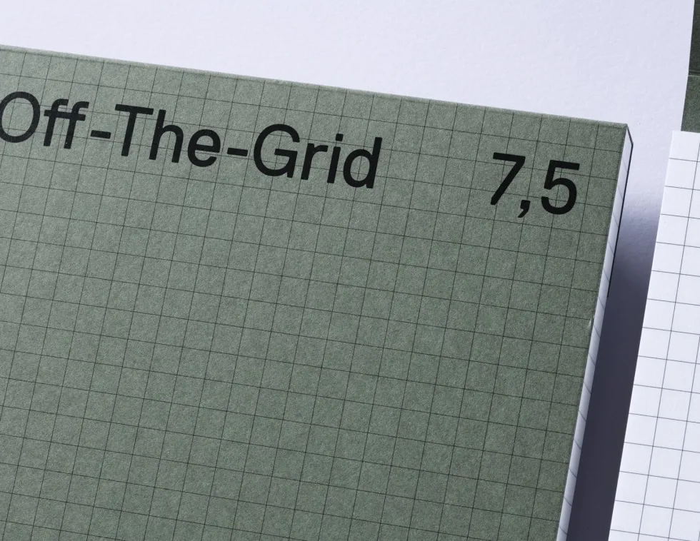 Notes w kratkę Off-The-Grid 15 - Gmund - Sky 100 g 200 ark.