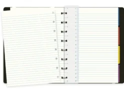 Notes w linie Classic - Filofax - czarny A5