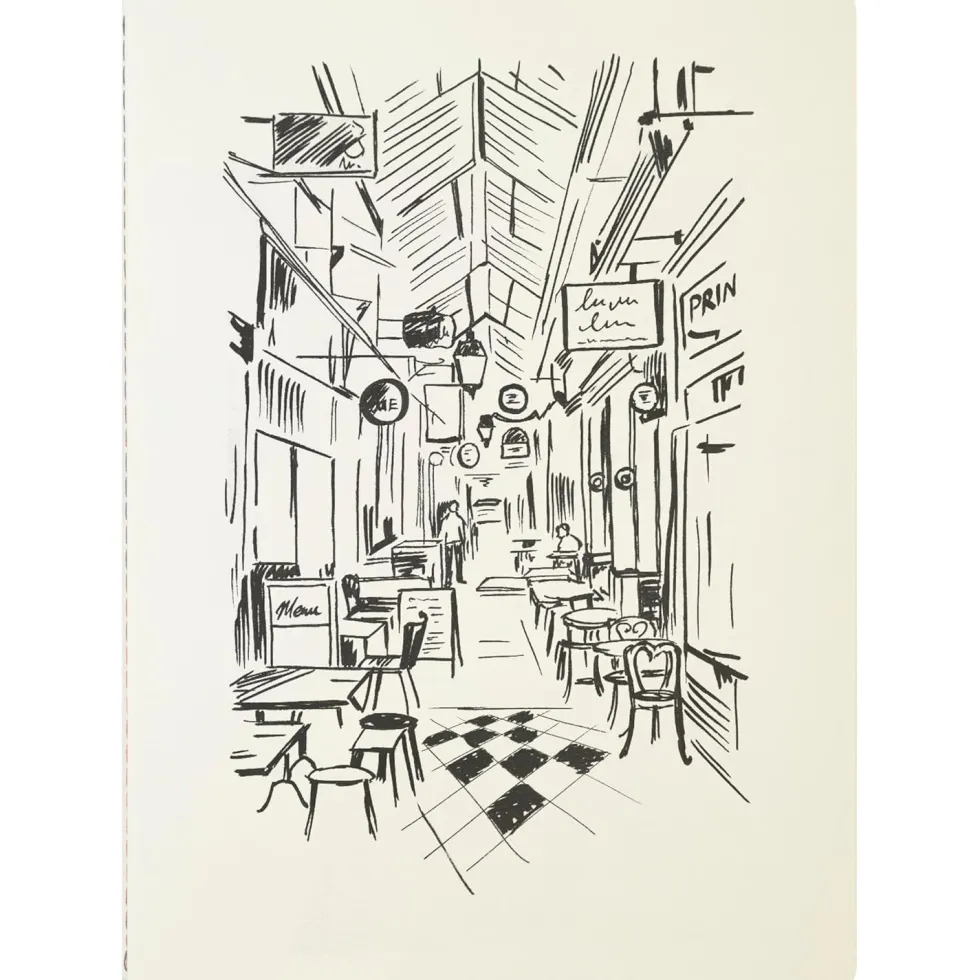 Notes w linie Passage des Panoramas A5 - J.Herbin - 120 g/m2