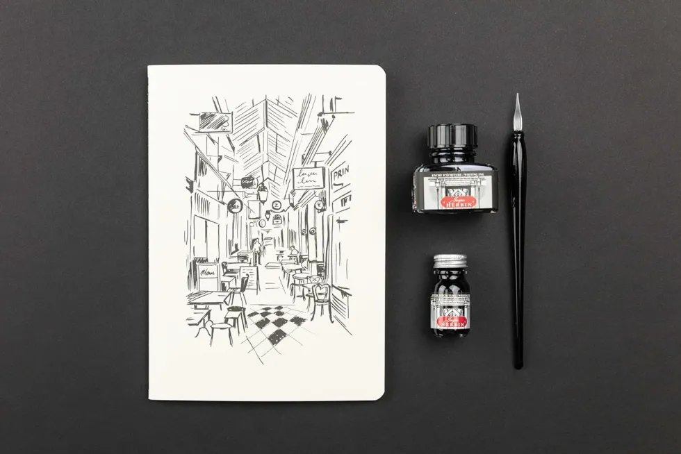 Notes w linie Passage des Panoramas A5 - J.Herbin - 120 g/m2