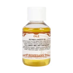 Olej lniany bielony, rafinowany - Renesans - połysk, 100 ml