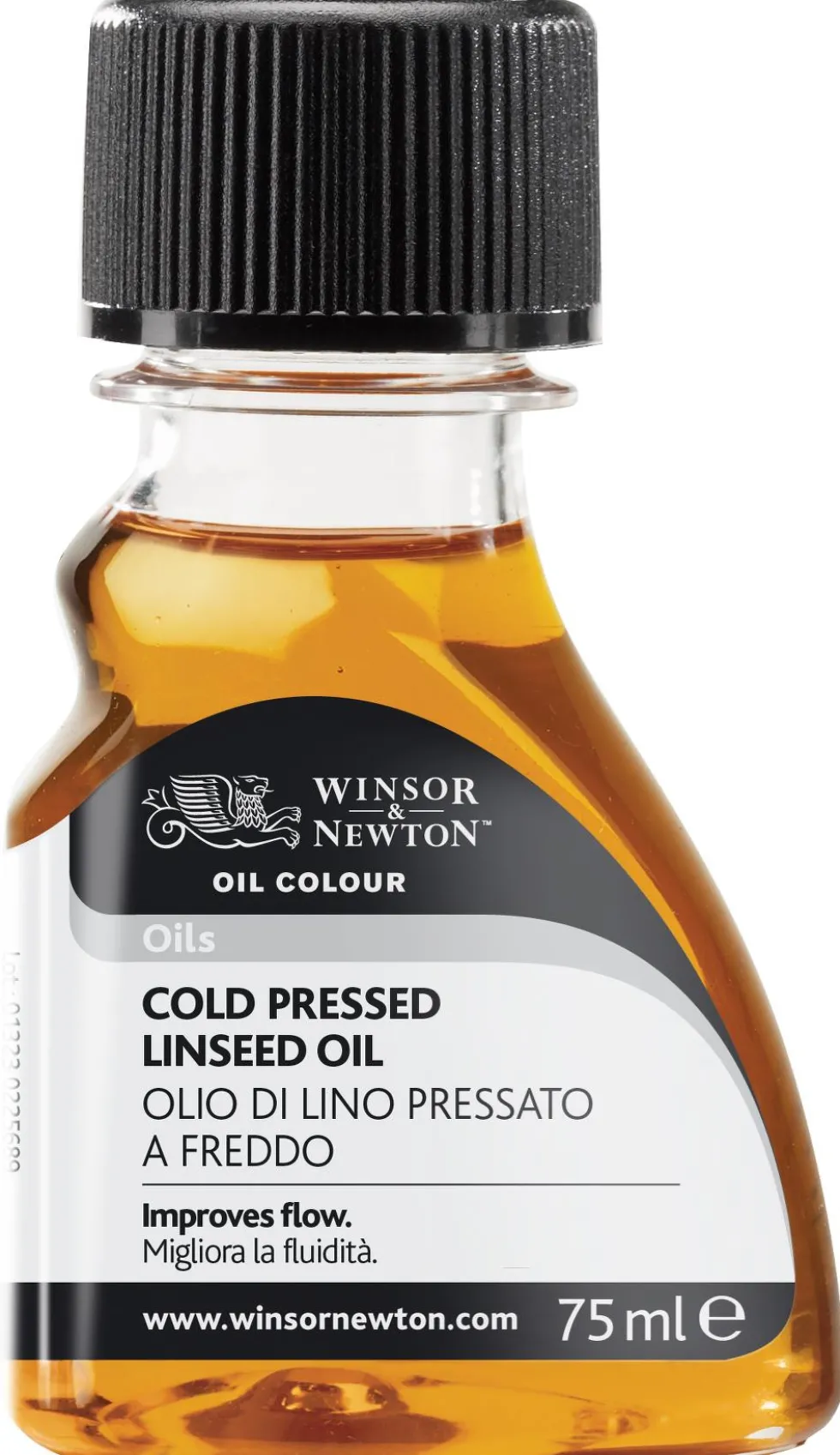Olej lniany do farb olejnych Cold Pressed - Winsor & Newton - 75 ml