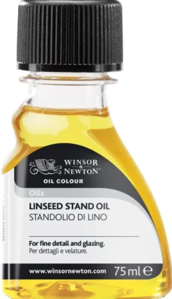Olej lniany do farb olejnych Linseed Stand Oil - Winsor & Newton - 75 ml