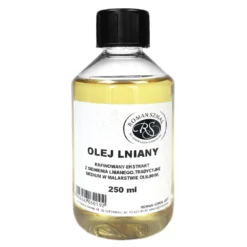 Olej lniany do farb olejnych, rafinowany - Roman Szmal - 250 ml