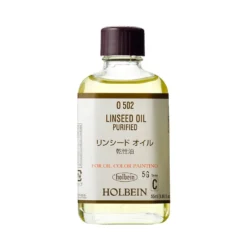 Olej lniany Linseed Oil Purified do farb olejnych - Holbein - 55 ml