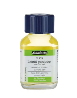 Olej lniany rafinowany do farb olejnych - Schmincke - 60 ml
