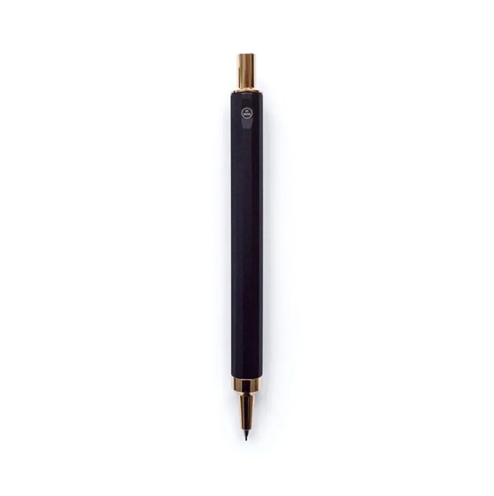 Ołówek automatyczny 0,7 mm - HMM - Black & Gold