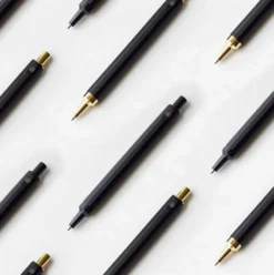 Ołówek automatyczny 0,7 mm - HMM - Black & Gold