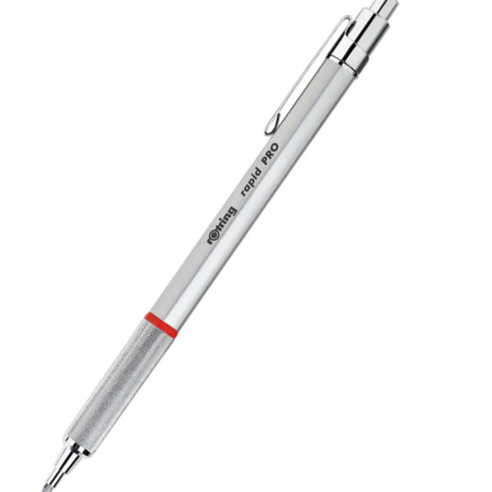 Ołówek automatyczny Rapid Pro - Rotring - srebrny, 0,7 mm
