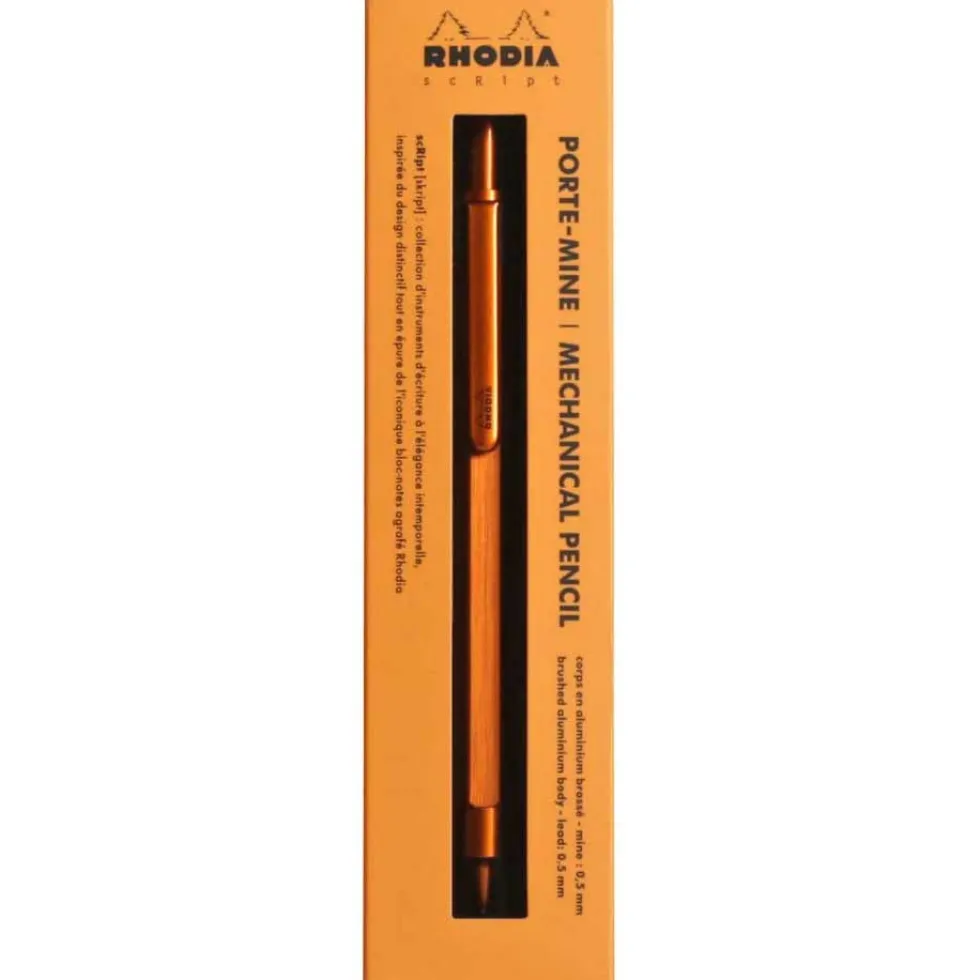 Ołówek automatyczny scRipt - Rhodia - Orange