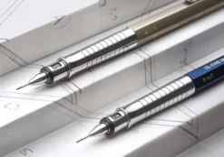 Ołówek automatyczny TK-Fine Vario L - Faber-Castell - Champagne Gold, 0,5 mm, HB