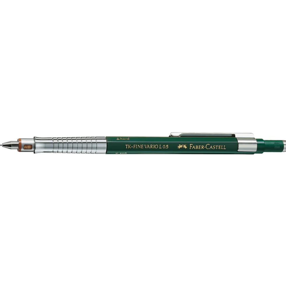 Ołówek automatyczny TK-Fine Vario L - Faber-Castell - Green, 0,5 mm, HB
