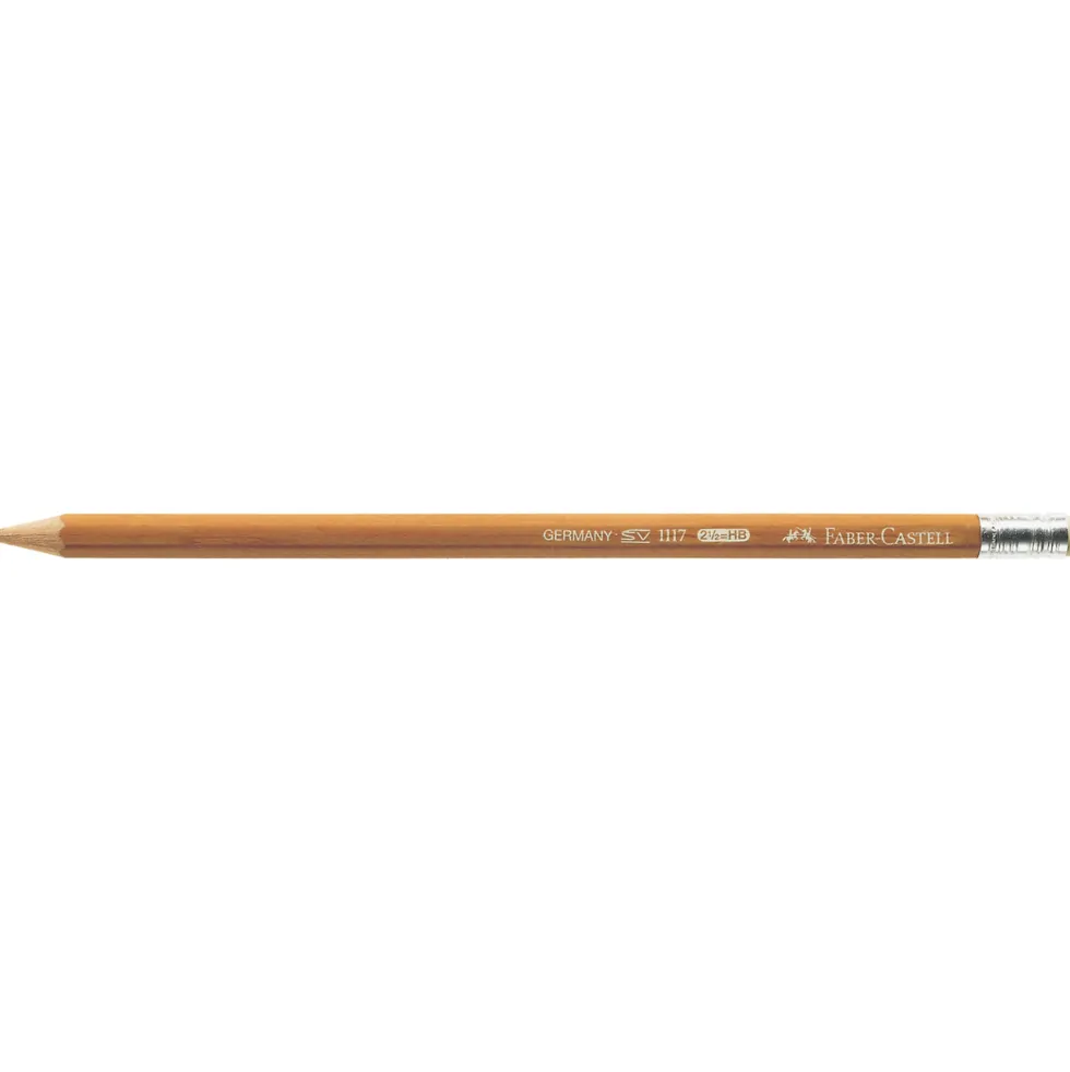 Ołówek grafitowy z gumką 1117 HB - Faber-Castell