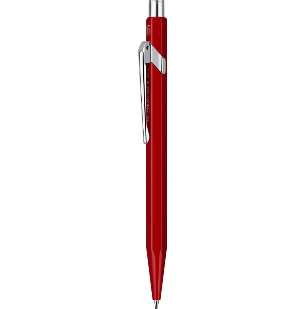 Ołówek mechaniczny 844 Classic Line - Caran d'Ache - czerwony, 0,7 mm