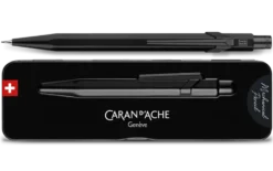 Ołówek mechaniczny 844 Premium z etui - Caran d'Ache - Black Code, 0,7 mm