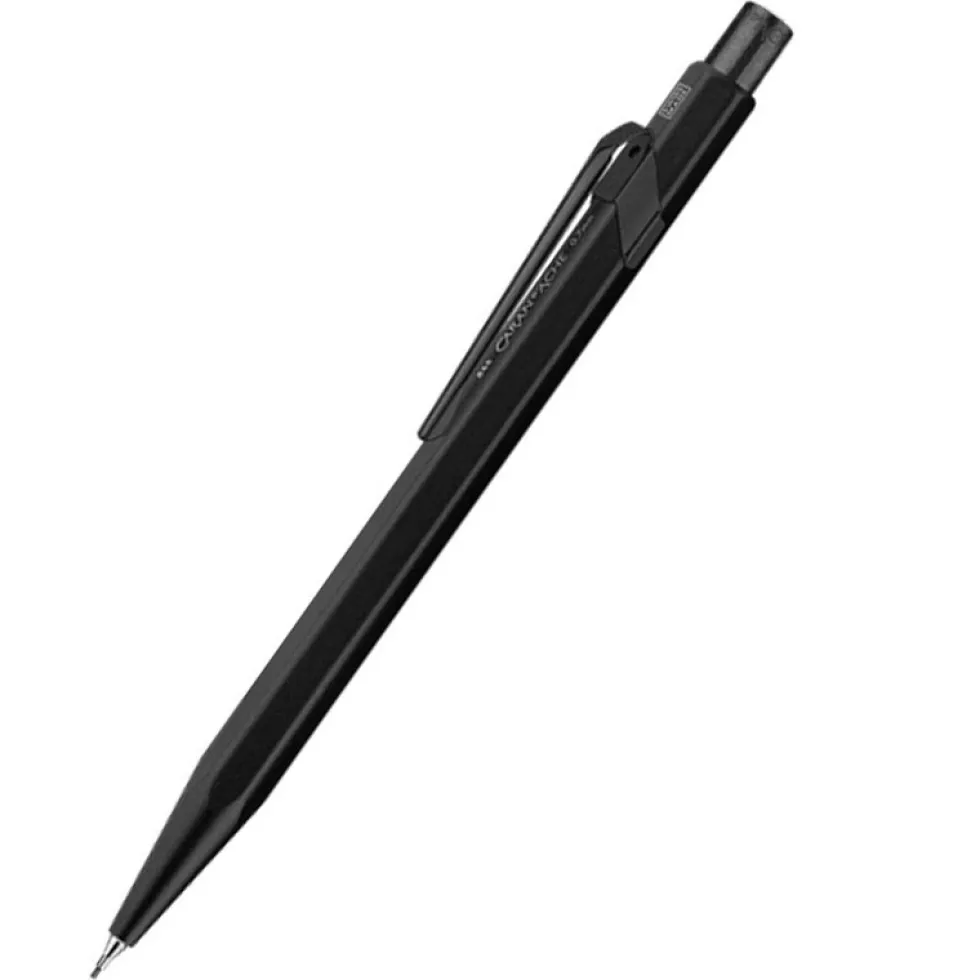 Ołówek mechaniczny 844 Premium z etui - Caran d'Ache - Black Code, 0,7 mm