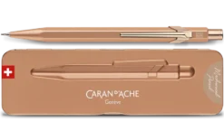 Ołówek mechaniczny 844 Premium z etui - Caran d'Ache - Brut Rose, 0,7 mm