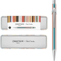 Ołówek mechaniczny 844 Special Edition Paul Smith - Caran d'Ache - Silver 0,5 mm