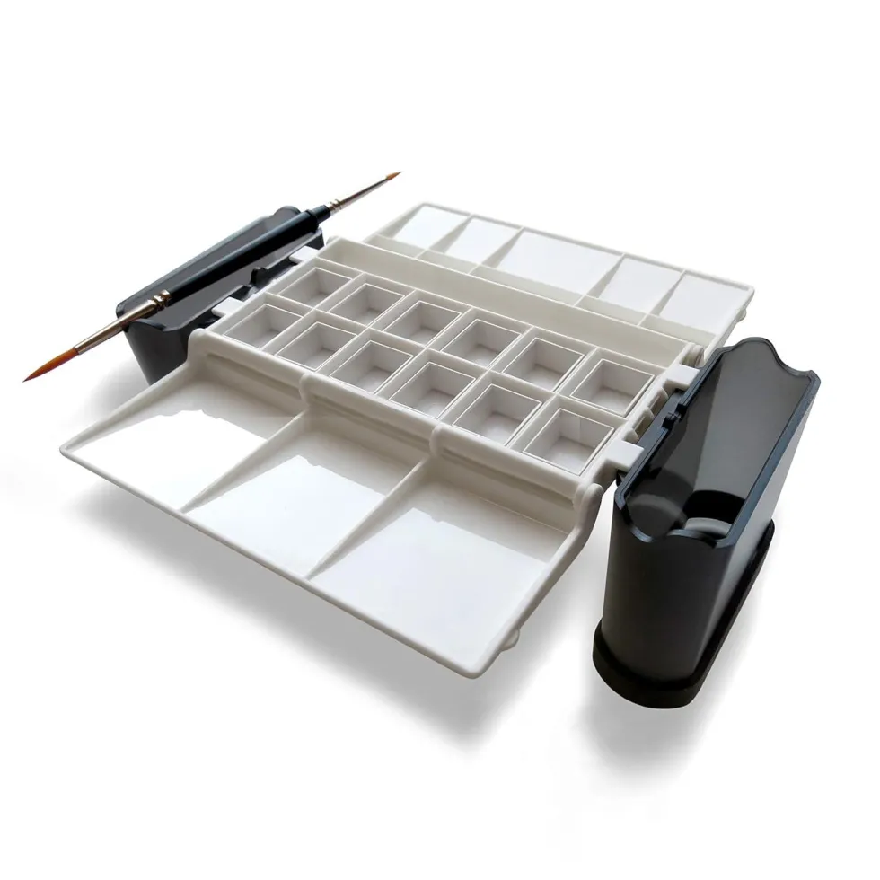 Paletka podróżna Classic na akwarele - Portable Painter - 12 półkostek