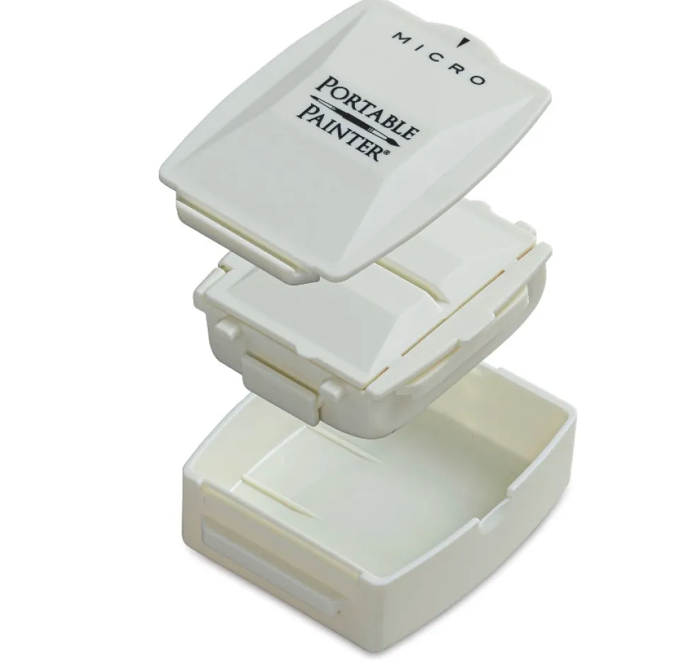 Paletka podróżna Micro na akwarele - Portable Painter - 6 półkostek