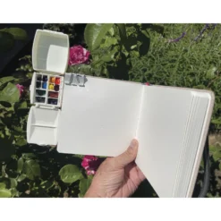 Paletka podróżna Micro na akwarele - Portable Painter - 6 półkostek