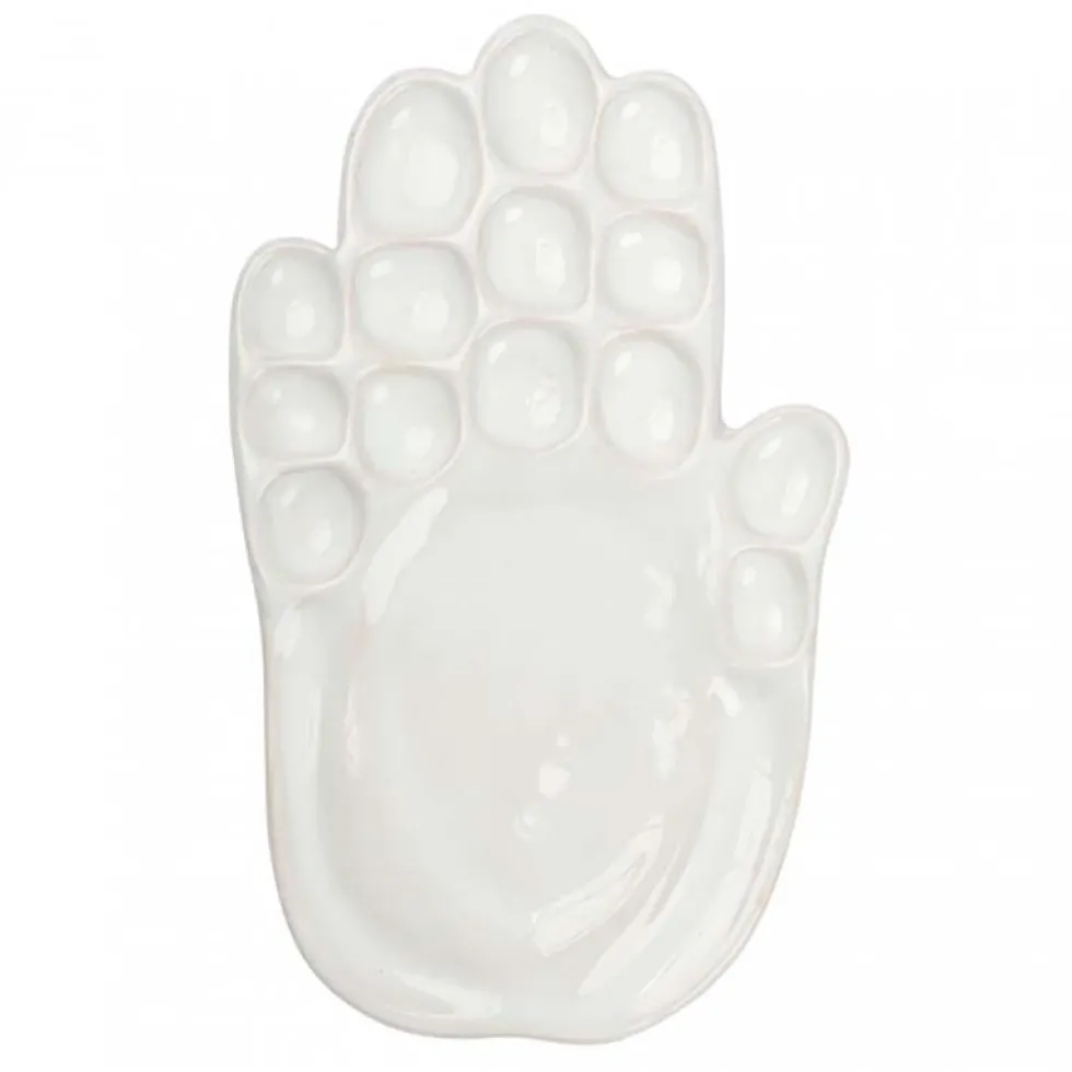 Paletka porcelanowa - Kajolika - Dłoń, 10 x 17 cm