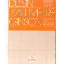 Papier, blok milimetrowy - Canson - A3, 90 g, 50 ark.