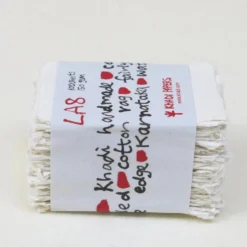 Papier czerpany 100% bawełny 150 g - Khadi Papers - White A8 100 ark.