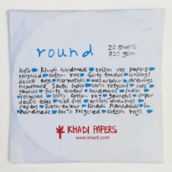 Papier czerpany 100% bawełny 320 g - Khadi Papers - White 30 cm 20 ark.