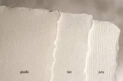 Papier czerpany - Kalander - biały, gładki, A5