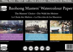 Papier do akwareli Master's Trial Pack 28 x 38 cm - Baohong - 300 g 9 ark.