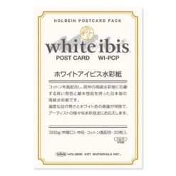 Papier do akwareli White Ibis - Holbein - cold press, 10 x 14,7 cm, 300 g, 30 ark.