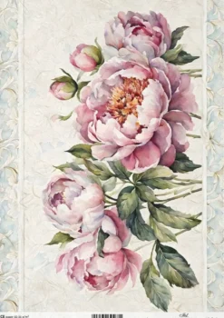 Papier do decoupage A4 - ITD Collection - ryżowy, R1731