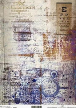 Papier do decoupage A4 - ITD Collection - ryżowy, R1673