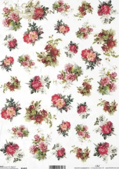 Papier do decoupage A4 - ITD Collection - ryżowy, R1452
