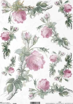 Papier do decoupage A4 - ITD Collection - ryżowy, R1405