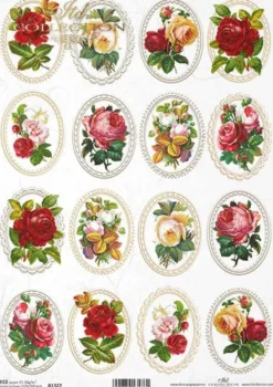 Papier do decoupage A4 - ITD Collection - ryżowy, R1327