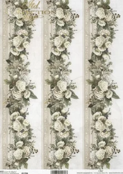 Papier do decoupage A4 - ITD Collection - ryżowy, R1794