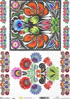 Papier do decoupage A4 - ITD Collection - ryżowy, R847