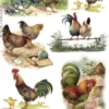 Papier do decoupage A4 - ITD Collection - ryżowy, R470