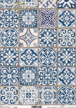 Papier do decoupage A4 - ITD Collection - ryżowy, R1256