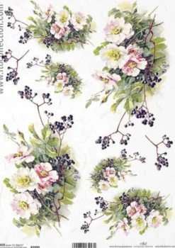 Papier do decoupage A4 - ITD Collection - ryżowy, R1099