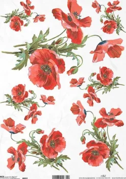 Papier do decoupage A4 - ITD Collection - ryżowy, R957