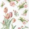 Papier do decoupage A4 - ITD Collection - ryżowy, R970