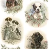 Papier do decoupage A4 - ITD Collection - ryżowy, R1016